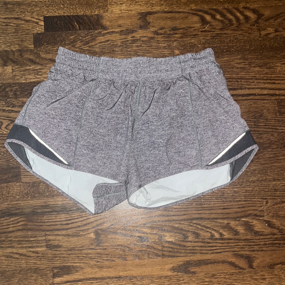 Lululemon Hotty Hot 4” low rise shorts size 10